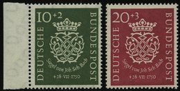 BUNDESREPUBLIK 121/2 **, 1950, Bach, Pracht, Mi. 130.- - Usados