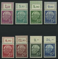 BUNDESREPUBLIK 179-260y **, 1960, Heuss Lumogen, Alle Mit Oberrand, Prachtsatz, Gepr. Schlegel - Gebraucht