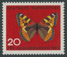 BUNDESREPUBLIK 378Z **, 1962, 20 Pf. Schmetterlinge, Ohne Wz., Postfrisch, Pracht, Gepr. Salomon, Mi. 1000.- - Gebraucht