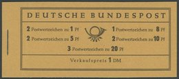 MARKENHEFTCHEN MH 4YI RLV V **, 1960, Markenheftchen Heuss Lieg. Wz., Erstauflage, Randleistenvariante V, Postfrisch, Pr - Altri & Non Classificati