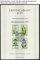 ERSTTAGSBLÄTTER 913-Bl. 15 BrfStk, 1977, Kompletter Jahrgang, ETB 1 - 28/77, Pracht - Otros & Sin Clasificación