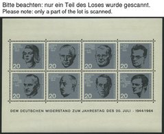 ENGROS Bl. 3 **, 1964, Block 20. Juli, 20x, Pracht, Mi. 160.- - Abarten Und Kuriositäten