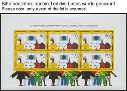 ENGROS Bl. 21 **, 1990, Block Briefmarkenausstellung, 8x, Pracht, Mi. 176.- - Plaatfouten En Curiosa