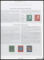 SAMMLUNGEN **,* , 1949-69, Bis Auf Den Posthornsatz Komplette Sammlung Im Deutsche Post Spezialalbum Die Briefmarken Vom - Gebraucht