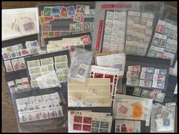 LOTS **, Ca. 1954-93, Postfrische Partie Verschiedener Ausgaben Auf Einsteckkarten, Dabei Viele Freimarken Mit Oberrand, - Used Stamps