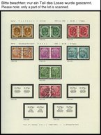 LOTS O, 1951-2008, Verschiedene, Fast Nur Zentrisch Gestempelte, Waagerechte Paare, U.a. Mit Mi.Nr. 355y Und 694-703, Pr - Used Stamps