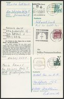 LOTS Ca. 1980-2000, Partie Von Ca. 200 Postkarten Und Ganzsachen Aus Sogenannter Rätselpost - Used Stamps