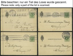 DÄNEMARK K 26 BRIEF, Ganzsachen: 1910, 5 Ø Kartenbrief, Gebraucht, 25x, Feinst/Pracht, Mi. 200.- - Sonstige & Ohne Zuordnung