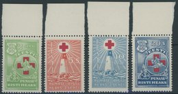 ESTLAND 90-93 **, 1931, Rotes Kreuz, Postfrischer Prachtsatz, Mi. 100.- - Estonia