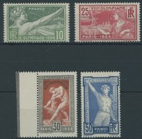 FRANKREICH 169-72 **, 1924, Olympische Spiele, Postfrischer Prachtsatz, Mi. 75.- - Sonstige & Ohne Zuordnung