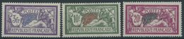 FRANKREICH 181-83 **, 1925, Allegorie, 20 Fr. Herstellungsbedingte Leichte Gummiknitter, Postfrischer Prachtsatz, Mi. 70 - Other & Unclassified