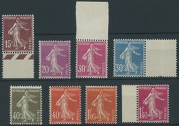 FRANKREICH 184-91 **, 1925, Säerin Auf Glattem Grund, Postfrischer Prachtsatz, Mi. 60.- - Autres & Non Classés