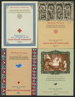 FRANKREICH MH **, 1959-62, 4 Verschiedene Markenheftchen Rotes Kreuz, Pracht, Mi. 140.- - Sonstige & Ohne Zuordnung