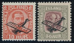 ISLAND 122/3 **, 1928/9, Flugpost, Postfrisch, Pracht, Mi. 150.- - Autres & Non Classés