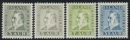 ISLAND 183-86 **, 1935, Jochumsson, Prachtsatz, Mi. 90.- - Other & Unclassified