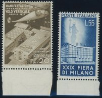 ITALIEN 830/1 **, 1951, Mailänder Messe, Postfrisch, Pracht, Mi. 110.- - Sin Clasificación