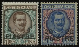 POST IM AUSLAND 16/7IV *, Italienische Post In Der Levante: 1908, Konstantinopel, Type IV, Falzrest, Pracht, Mi. 80.- - Altri & Non Classificati