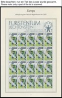 LIECHTENSTEIN 939-41KB **, 1988, Europäische Kampagne Für Den Ländlichen Raum In Kleinbogen, Pracht - Other & Unclassified