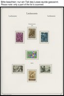 SAMMLUNGEN **, Fast Komplette Postfrische Sammlung Liechtenstein Von 1960-95 Im KA-BE Falzlosalbum, Prachterhaltung, Mi. - Lotti/Collezioni