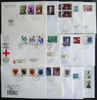 LOTS 1961-80, 103 Verschiedene FDC`s, Ab 1971 Komplett, Prachterhaltung, Mi. 500.- - Lotti/Collezioni