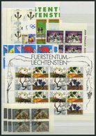 SAMMLUNGEN, LOTS 1079-95 VB O, 1994, 6 Komplette Ausgaben In Eckrandviererblocks, Pracht - Verzamelingen
