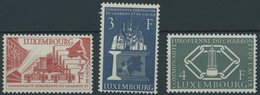 LUXEMBURG 552-54 **, 1956 Montanunion, Postfrischer Prachtsatz, Mi. 70.- - Altri & Non Classificati