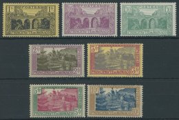 MONACO 97-103 **, 1925, Ansichten, Postfrischer Prachtsatz, Mi. 100.- - Autres & Non Classés