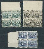 NIEDERLANDE 233-35 VB **, 1930, Vereinigung Rembrandt In Randviererblocks, Postfrischer Prachtsatz, Mi. 260.- - Otros & Sin Clasificación