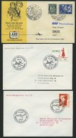 NORWEGEN 1957-75, 5 Verschiedene SAS-Flugpostbelege, Pracht - Autres & Non Classés