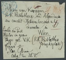 ÖSTERREICH BIS 1867 1848, Eigenhändig Geschriebene Und Gesiegelte Paketadresse Von Jacob Grimm An Herbert Von Karajan, L - Other & Unclassified