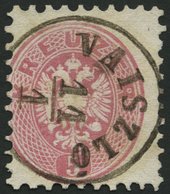 ÖSTERREICH 32 O, 1863, 5 Kr. Rosa Mit Ungarischem K1 VAISZLÖ, Pracht, R! - Other & Unclassified