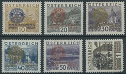 ÖSTERREICH 1918-1938 518-23 **, 1931, Rotary, Postfrischer Prachtsatz, Mi. 700.- - Autres & Non Classés