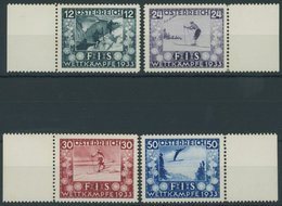 ÖSTERREICH 1918-1938 551-54 *, 1933, FIS I, Falzrest, Prachtsatz - Sonstige & Ohne Zuordnung