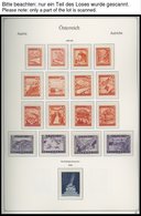 SAMMLUNGEN **, Postfrische Sammlung Österreich Von 1945-90 Ab Mi.Nr. 697, Bis Auf 3 Kleine Werte 1984 Und 1989 Komplett  - Collezioni