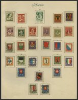 SAMMLUNGEN *, O, 1913-48, Kleine Alte Sammlung Pro Juventute Auf Seiten, Mit Block 3 Gestempelt, Fast Nur Prachterhaltun - Sammlungen