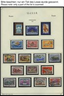SAMMLUNGEN, LOTS **,o , Komplette, Meist Postfrische Sammlung Sowjetunion Von 1956-62 Im KA-BE Album, Prachterhaltung - Oblitérés