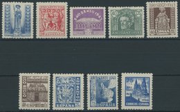 SPANIEN 905-13 **, 1943, Heiliges Jahr, Postfrischer Prachtsatz, Mi. 130.- - Autres & Non Classés