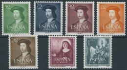 SPANIEN 1003-09 **, 1952, König Ferdinand V Und Eucharistischer Kongress, 2 Postfrische Prachtsätze, Mi. 66.50 - Otros & Sin Clasificación