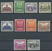 SPANIEN D 20-29 **, Dienstmarken: 1931, Panamerikanischer Postkongress, Postfrischer Prachtsatz, Mi. 100.- - Other & Unclassified