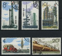 CHINA - VOLKSREPUBLIK 827-31 O, 1964, Erdölindustrie, Prachtsatz, Mi. 85.- - Sonstige & Ohne Zuordnung