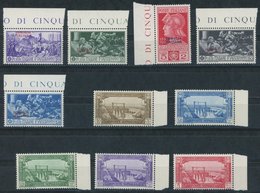 ITALIENISCH-SOMALILAND 137-41,148-52 **, 1930, Francessco Ferrucci Und Ackerbaugesellschaft, 2 Postfrische Prachtsätze - Sonstige & Ohne Zuordnung