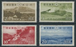 JAPAN 280-83 **, 1939, Aso-Kuju-Nationalpark, Postfrischer Prachtsatz - Other & Unclassified