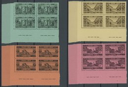 LIBANON - PORTOMARKEN DES P 11-15 VB ** , 1925, CHIFFRE-TAXE In Postfrischen Eckrandviererblocks, Pracht - Other & Unclassified