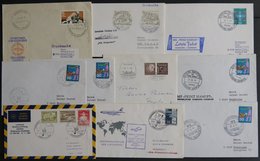 SLG., LOTS DEUTSCHLAND 1965/71, Nordsee/Ostsee-Fährschiffpost: 10 Verschiedene Briefe Mit Interessanten Abstempleungen,  - Autres & Non Classés