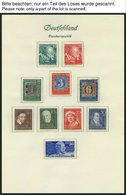 SLG., LOTS DEUTSCHLAND *,o,Brief , Reichhaltige Sammlung Nachkriegsdeutschland Bis Ca. 1965 Im Dicken Borekalbum, Mit Vi - Altri & Non Classificati