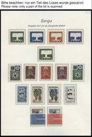 EUROPA UNION **, 1957, Baum, Kompletter Jahrgang, Pracht , Mi. 242.- - Other & Unclassified