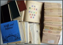 WUNDERKISTEN, NACHLÄSSE O,**,*,Brief , Wunderkiste Nachkriegsdeutschland: Alte Sammlung 1945-57, Motivsammlungen (Geschi - Autres & Non Classés
