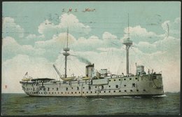 ALTE POSTKARTEN - SCHIFFE KAISERL. MARINE S.M.S. Mars, Gebrauchte Karte Aus Kiel - Krieg