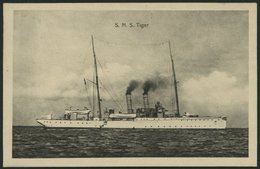 ALTE POSTKARTEN - SCHIFFE KAISERL. MARINE S.M.S. Tiger, Ungebrauchte Karte - Warships