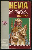PHIL. LITERATUR Catalogo Hevia De Sellos De España, 30. Edición, 1976/77, 282 Seiten, Einband Leichte Gebrauchsspuren - Philately And Postal History